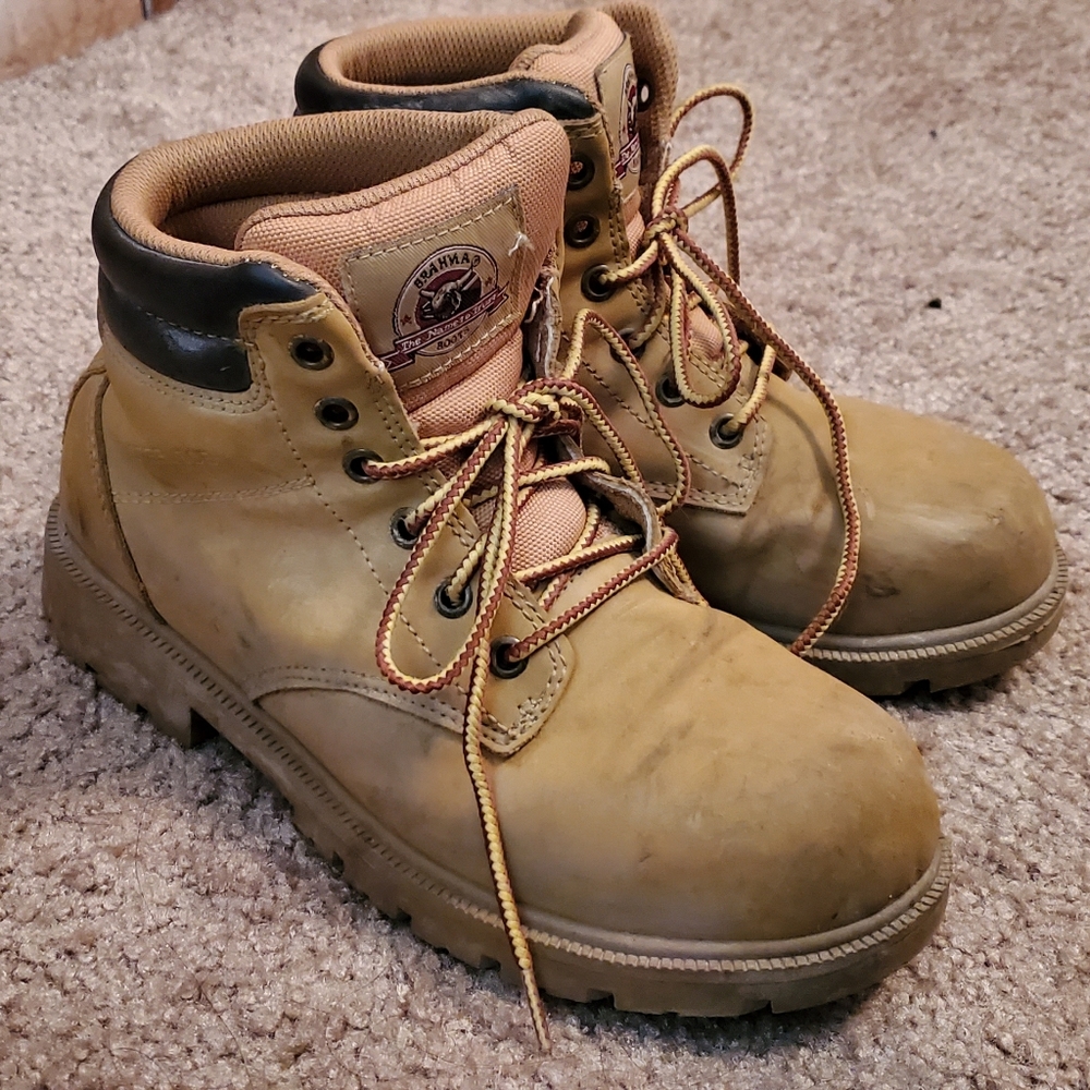 Steel-Toed Work Boots